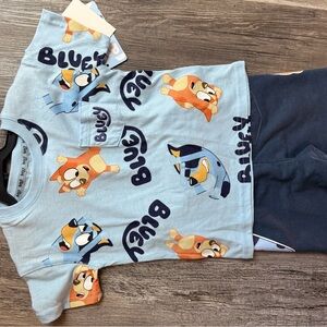 Bluey Kids Matching Set - Blue and Orange